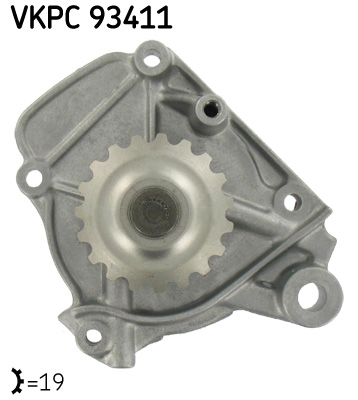 Vodné čerpadlo, chladenie motora SKF